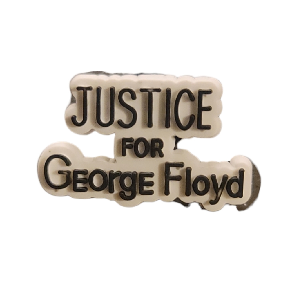 NEW Justice For George Floyd Croc Charm
